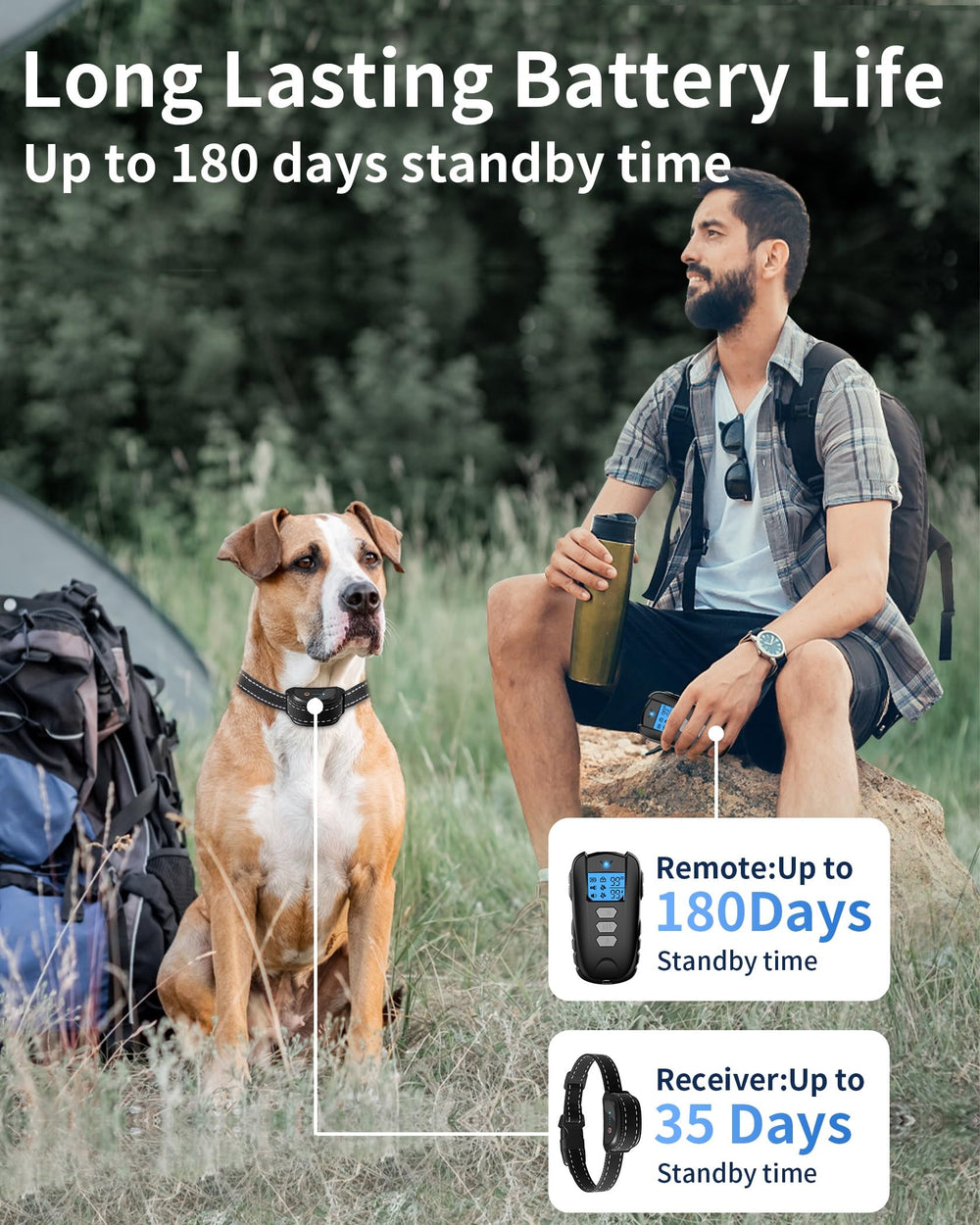 WUJ flashlight feature helps night training and visibility.