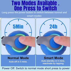 WUSSIO Speedy Tail 2.0 uses durable silicone for smooth carpet rolling.