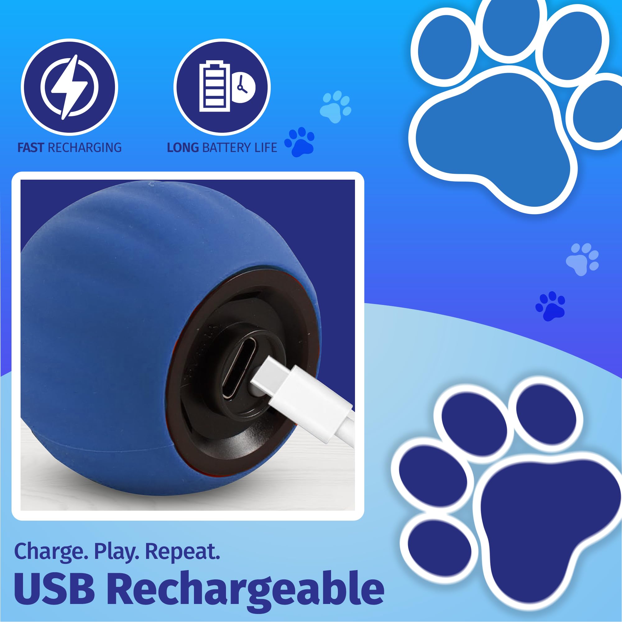 WUSSIO Speedy Tail 2.0 with feather pendant boosts chase instincts during play.