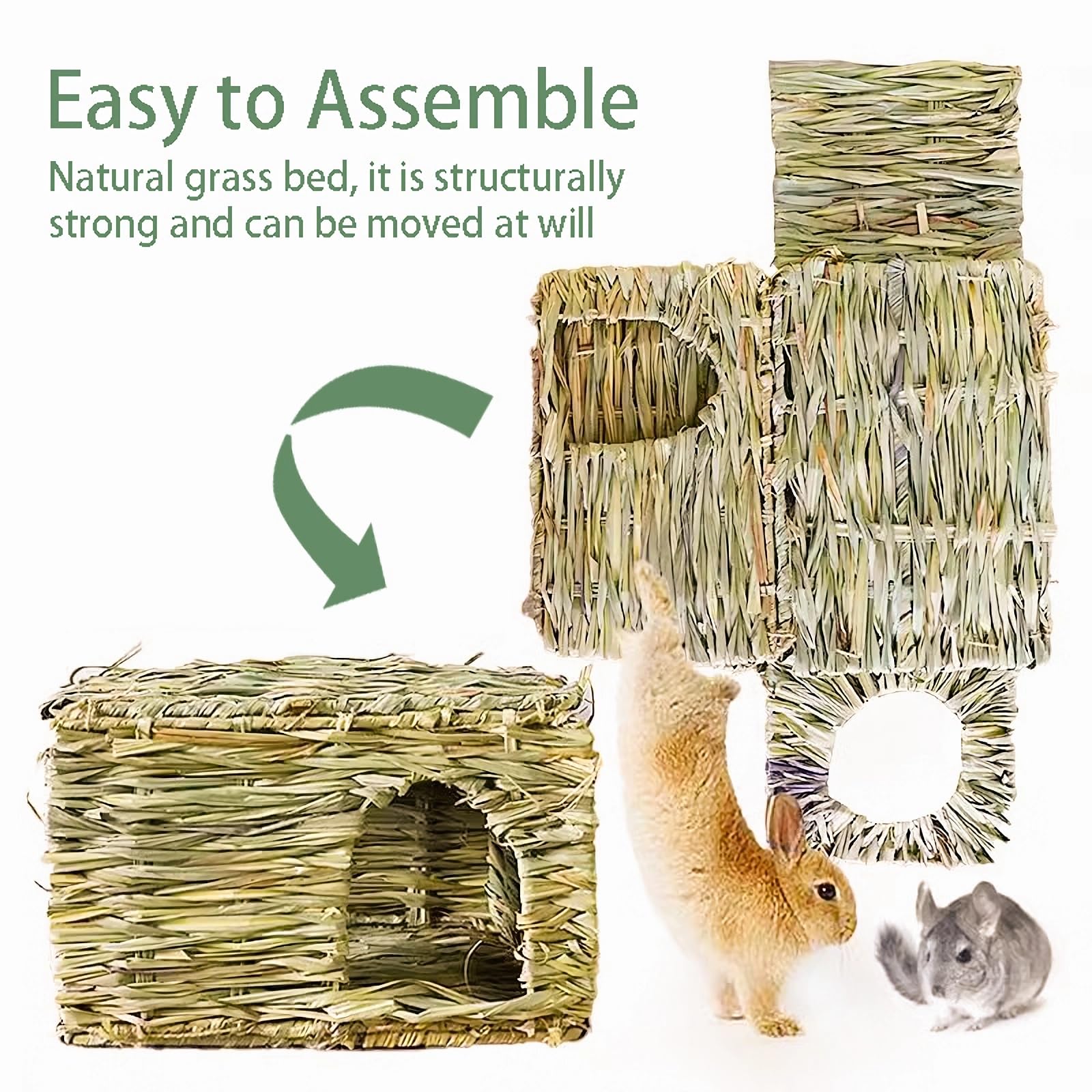 Compact dimensions fit in cages or play areas for hamsters and guinea pigs