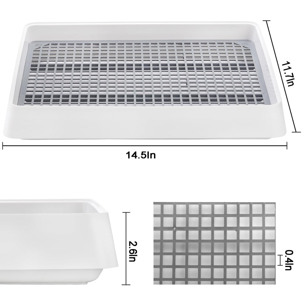 WUWEOT low-entry guinea pig litter box enables simple entry for small pets.