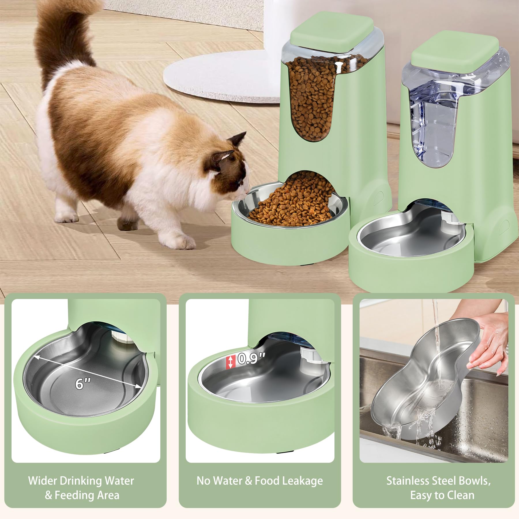 WyfKyd low-noise water output design minimizes disturbance for pets and owners.