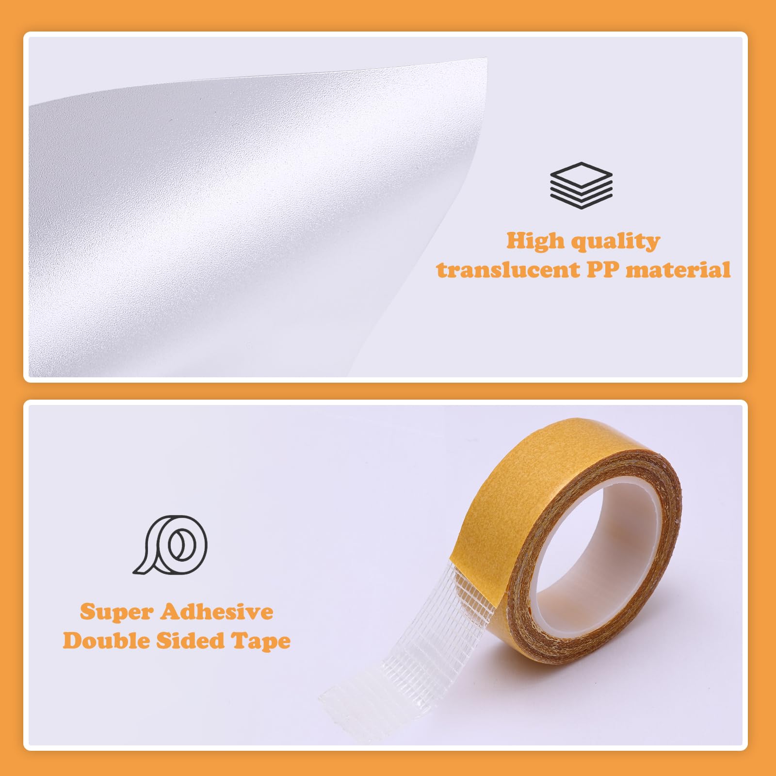 WYLUNBI durable PE shield cleans easily and resists warping