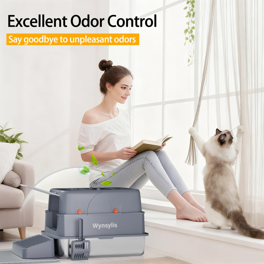 Wynsylis oversized high-back walls minimize spray and tracking