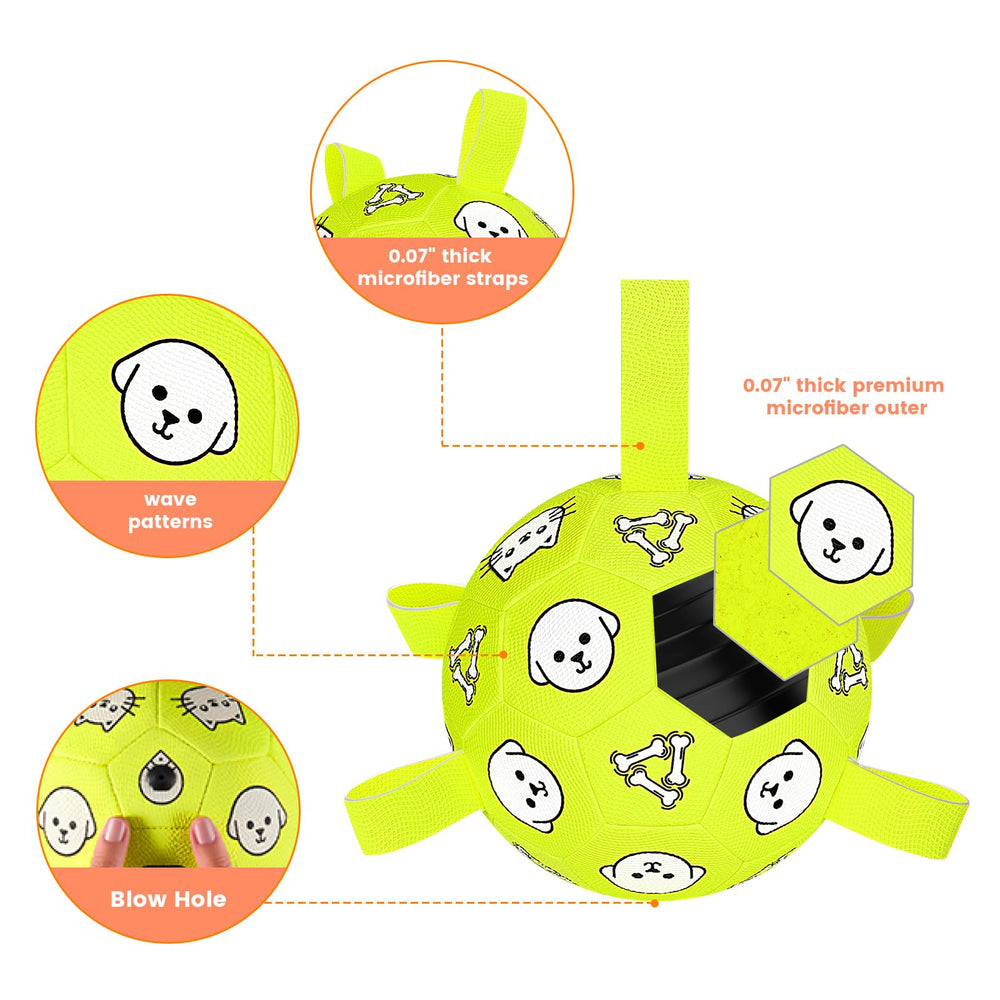 WYNTRIUM ball strap detail highlights easy carrying and retrieval features