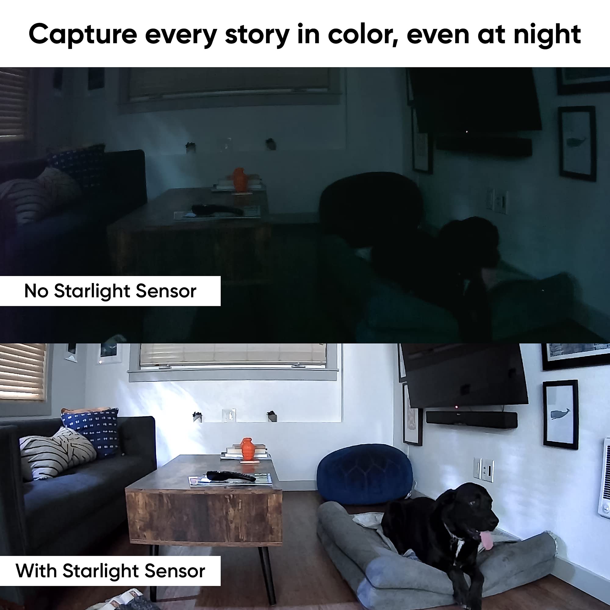Wyze Cam Pan v2 color night vision reveals details in low light