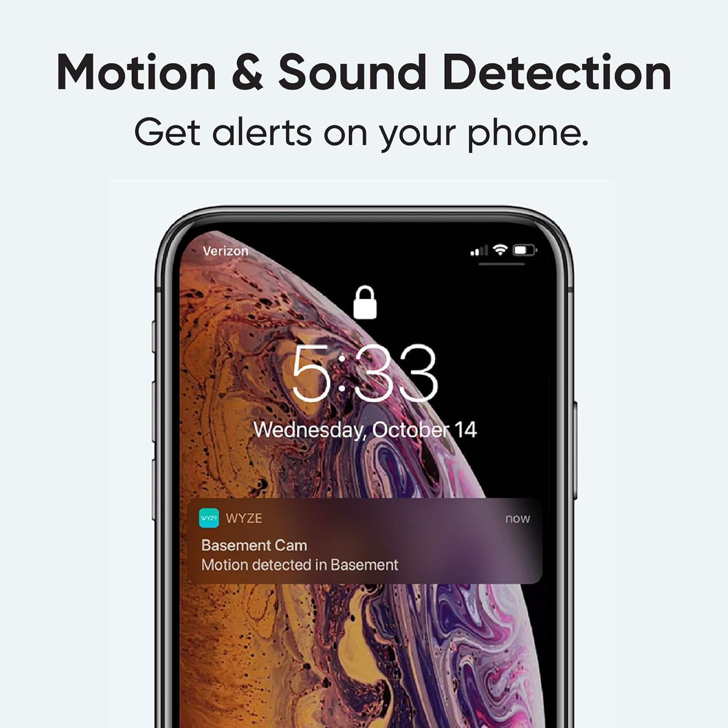 WyzeCam Cam v3 motion and sound alerts keep you informed in real time.