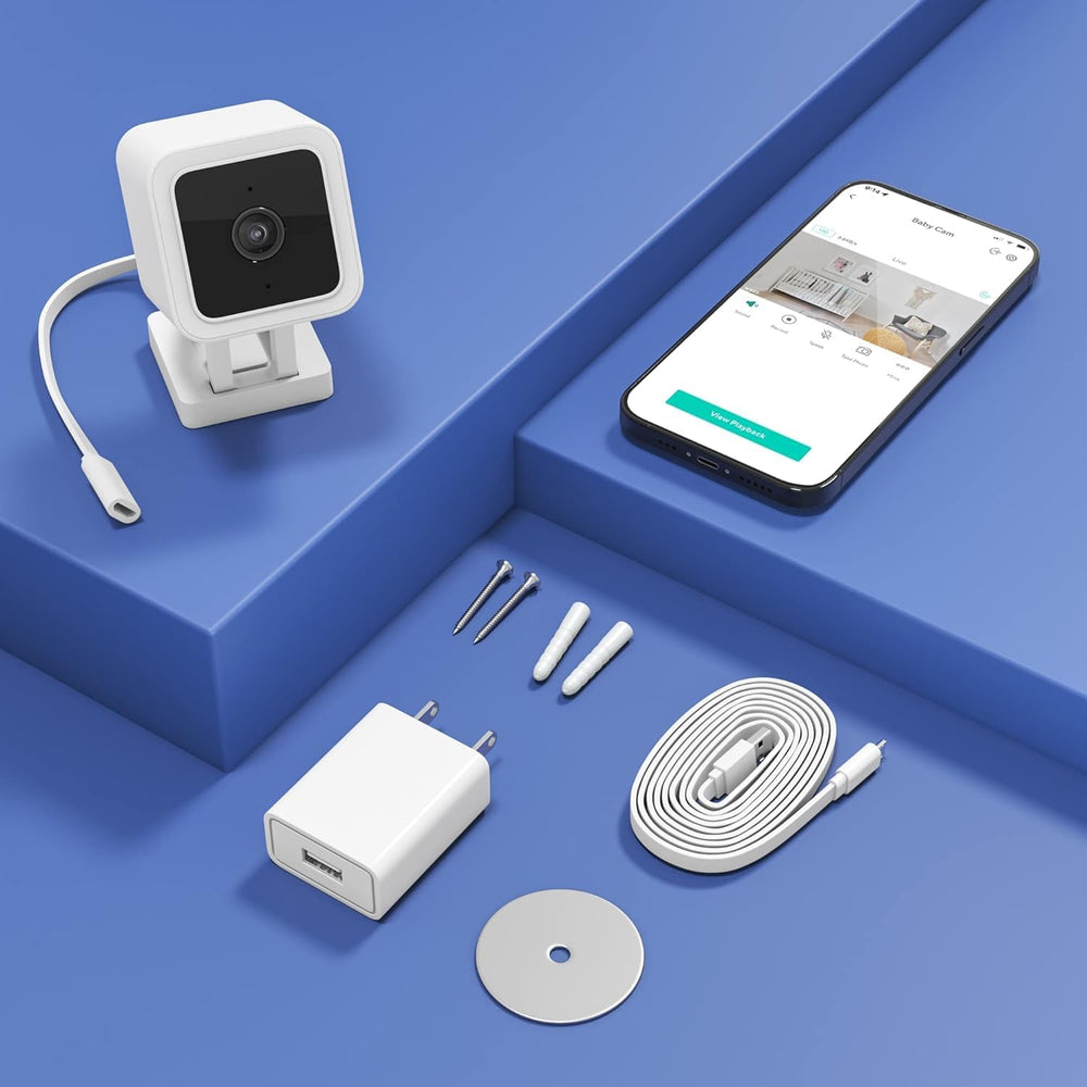 WyzeCam Cam v3 time-lapse video mode creates long-term security records.