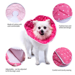 WZ PET cat cone with adjustable strap keeps cone secure