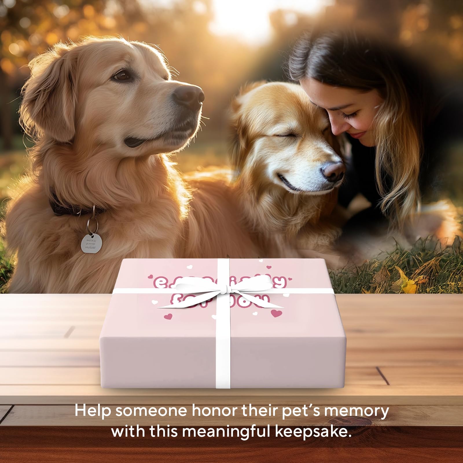 X-partner 4×6 pet memorial frame home decor option for memory shelf.