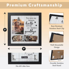 X-partner gift-ready memorial frame shows premium packaging for sympathy gifts