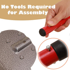 X-TECOKIT Pooper Scooper spade and tray metal build for durability.