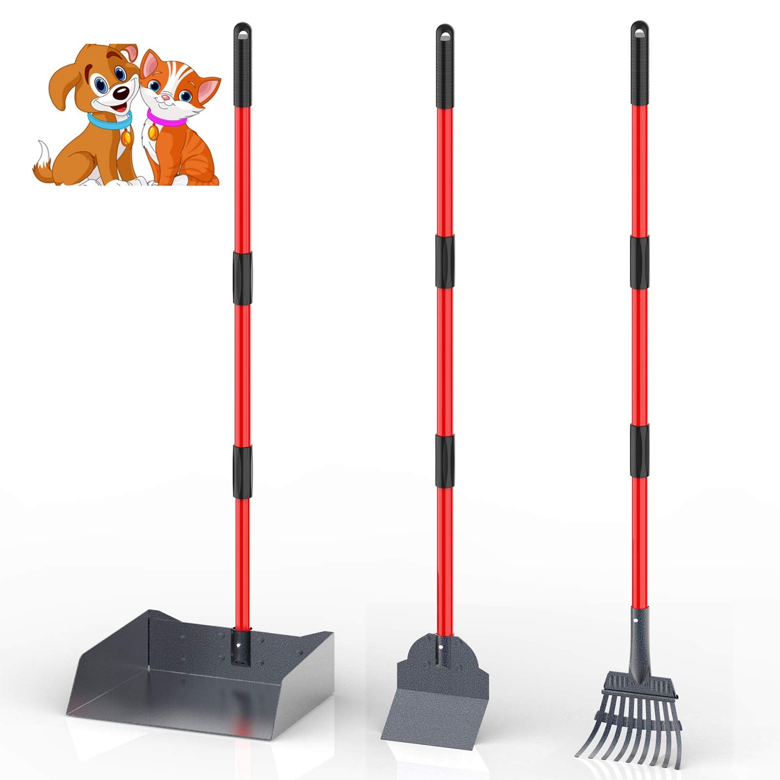 X-TECOKIT pooper scooper weatherproof set for outdoor use