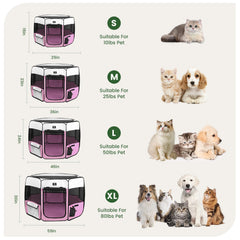 X-ZONE PET playpen front-door open configuration for easy access.