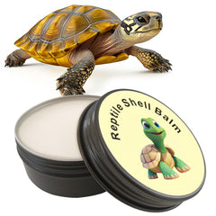 XANADU Tortoise Shell Care Balm applying with cloth demonstrates easy routine shell care.