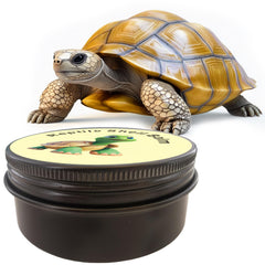 XANADU Tortoise Shell Care Balm bottle closeup for safe hydration of dry shells.