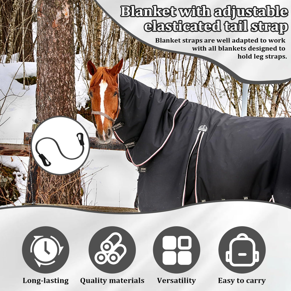 Xanadued durable horse gear image highlighting secure double-ended clips