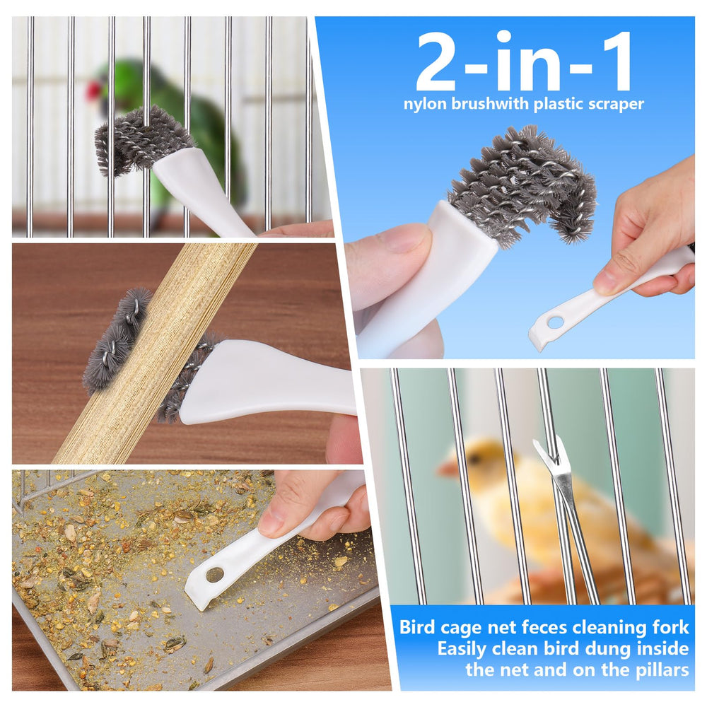 XANGNIER 3 in 1 wire brush scraper removes large dirt