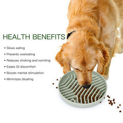 XAQMHSW dishwasher-safe silicone bowl for easy cleaning after meals.