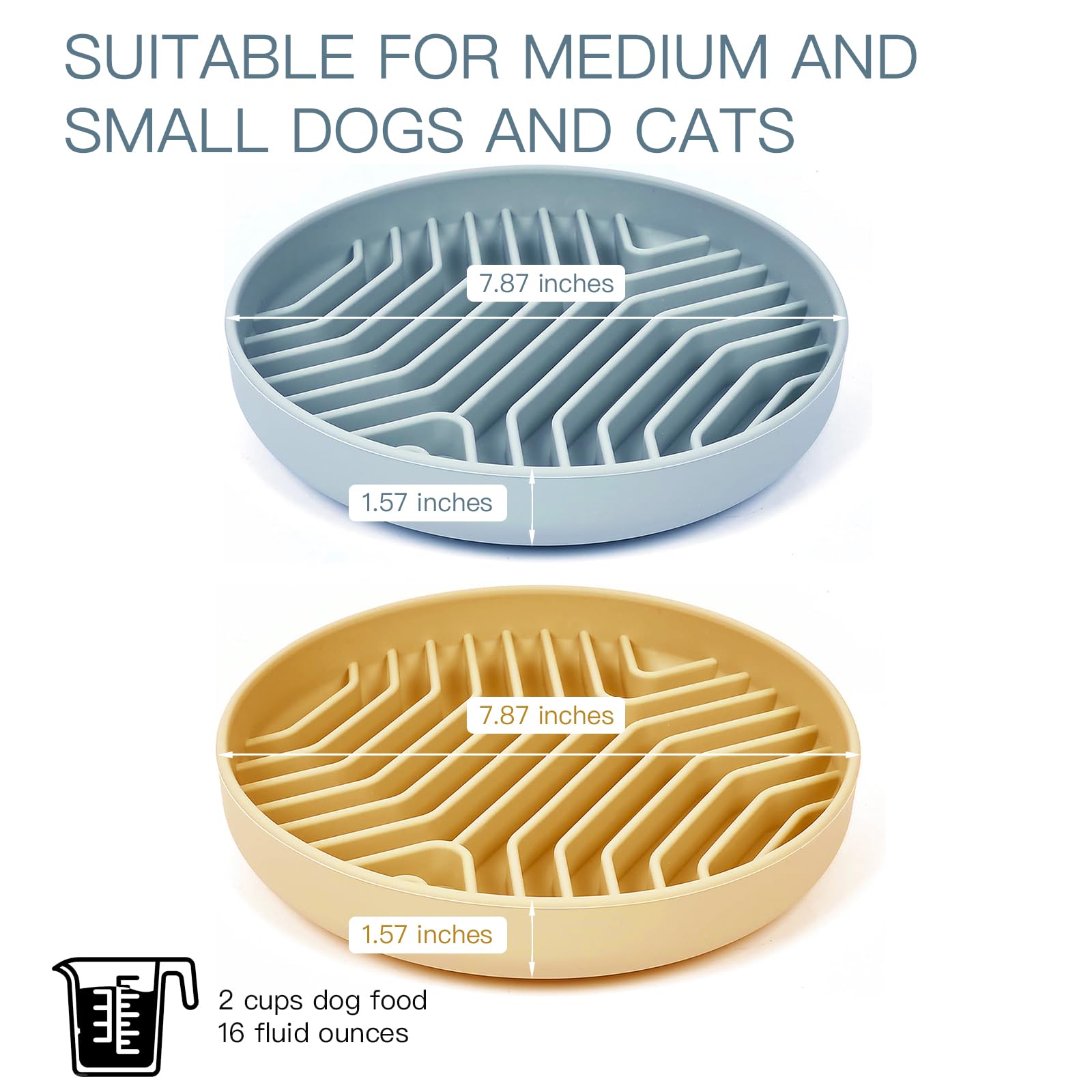 XAQMHSW slow feeder bowl dishwasher safe for easy cleaning.