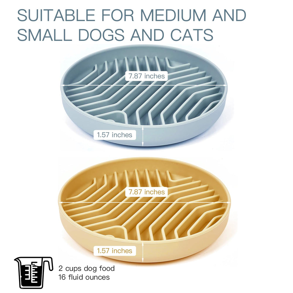 XAQMHSW slow feeder bowl dishwasher safe for easy cleaning.