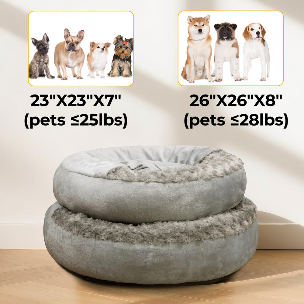 Xavaro cave dog bed anti-slip bottom detail for stable placement.