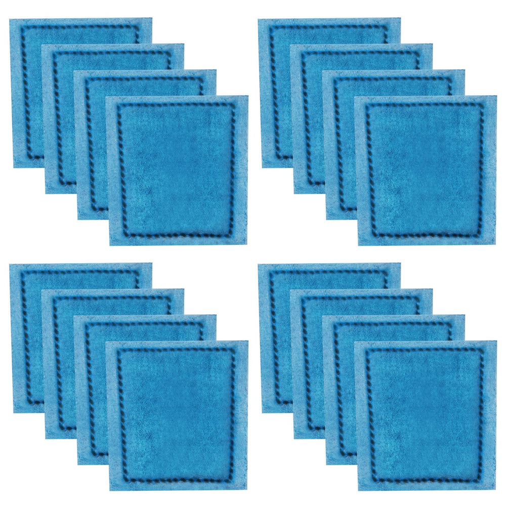 xbbwmrs 16-pcs aquarium filter cartridges pack ready for installation and full filtration.