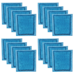 xbbwmrs 16-pcs aquarium filter cartridges pack ready for installation and full filtration.
