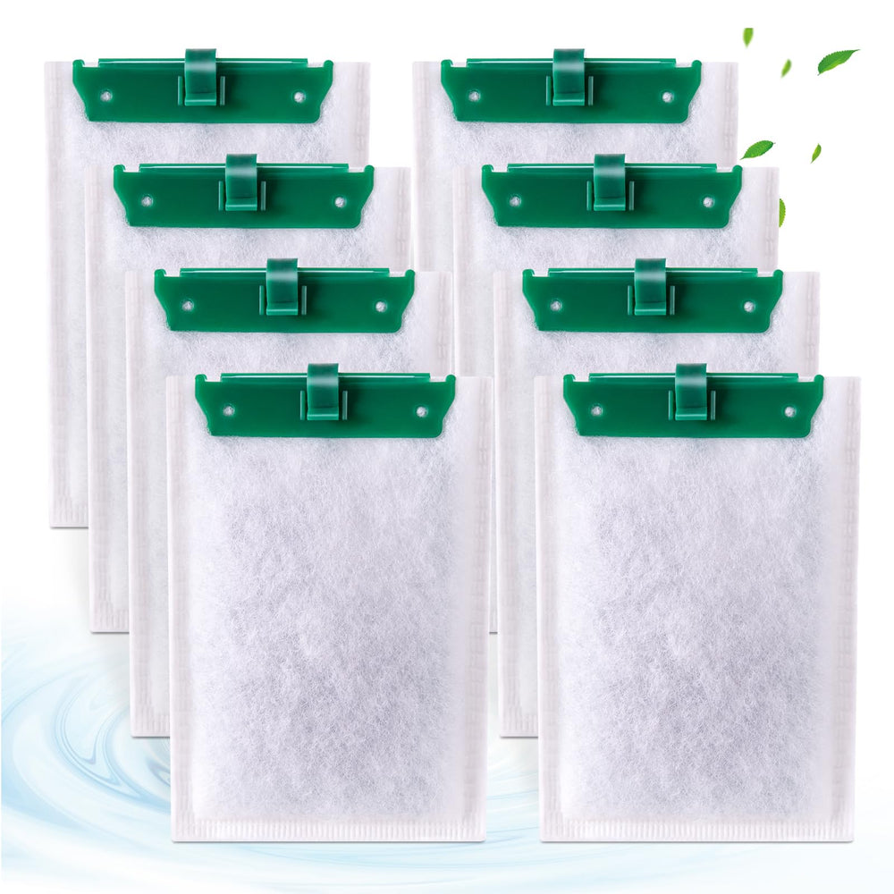 xbbwmrs 8 count medium filter cartridge packaging shows ready-to-use replacement for Whisper filters