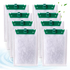 xbbwmrs 8 count medium filter cartridge packaging shows ready-to-use replacement for Whisper filters
