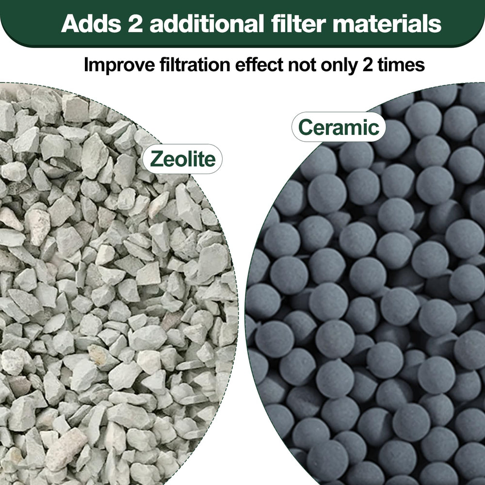 xbbwmrs activated carbon granules closeup underscores longer-lasting chemical filtration for fresher tasting water