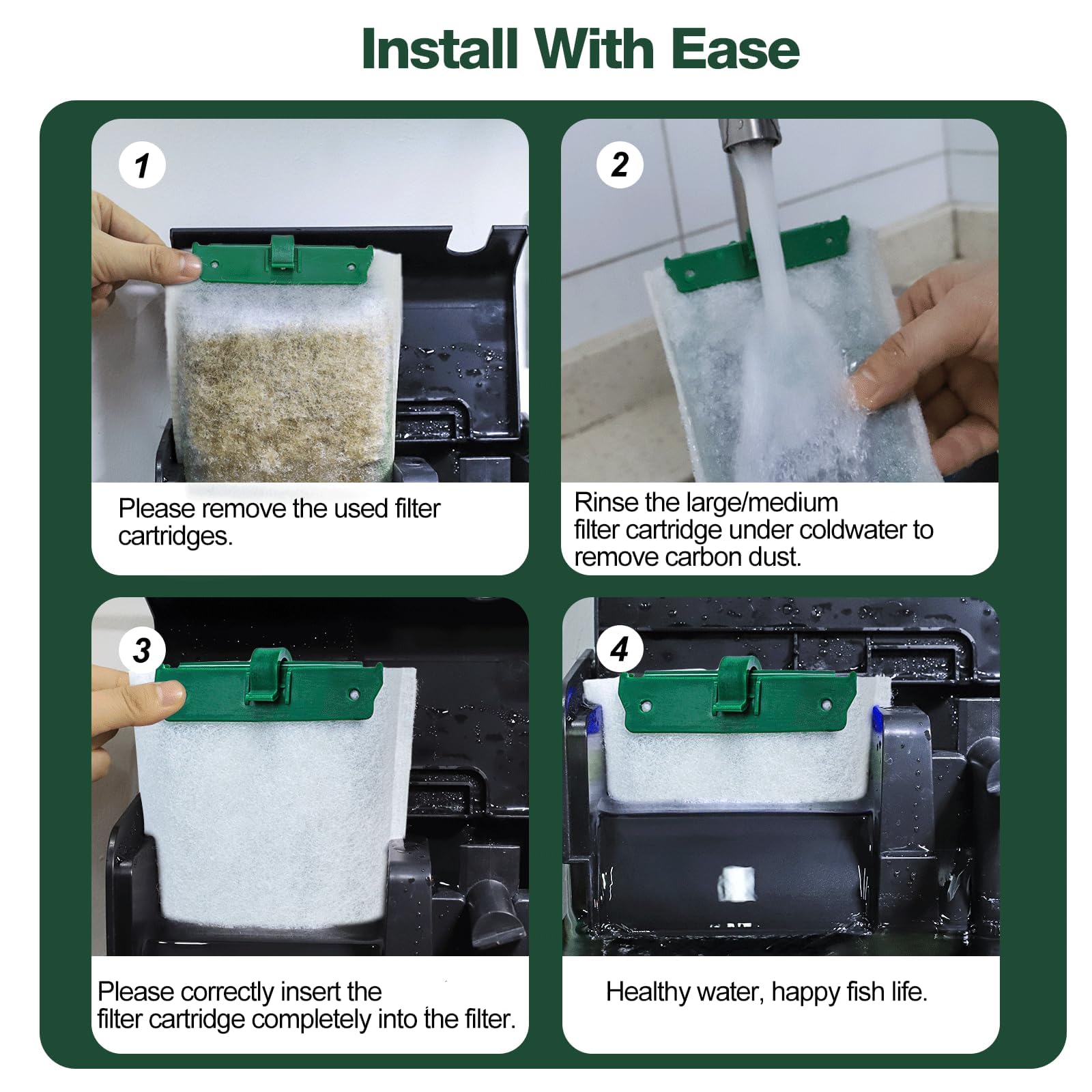 xbbwmrs easy install cartridge demonstrates quick readiness for immediate filtration in Whisper devices