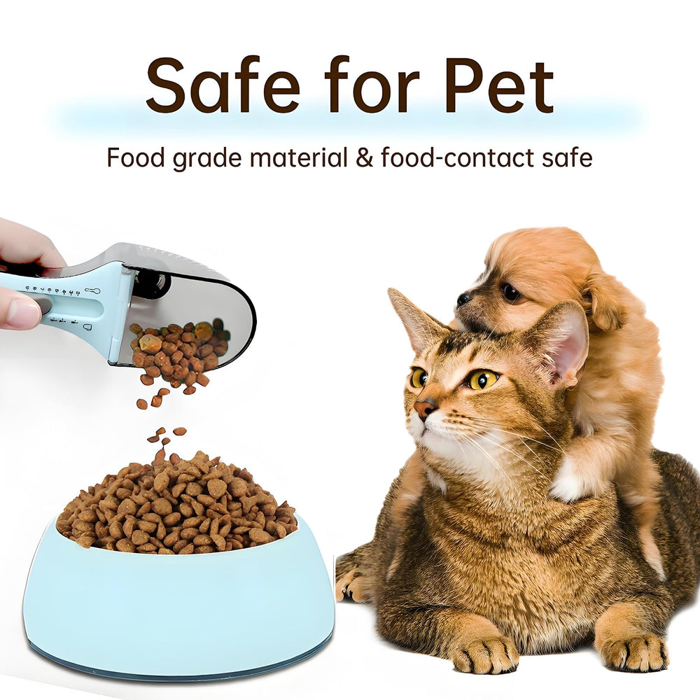 XBEING dishwasher-safe pet scoop simplifies cleanup after feeding.