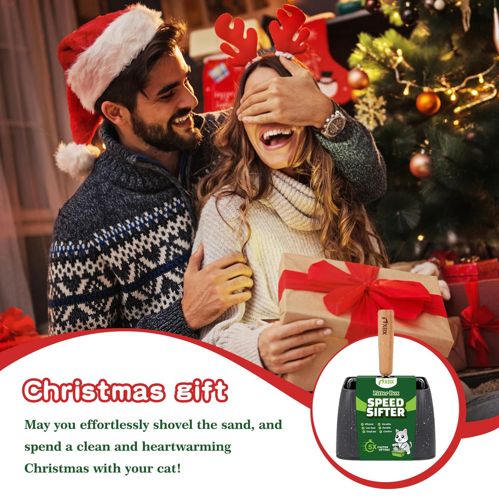 XBX easy rinse after use keeps litter area clean.