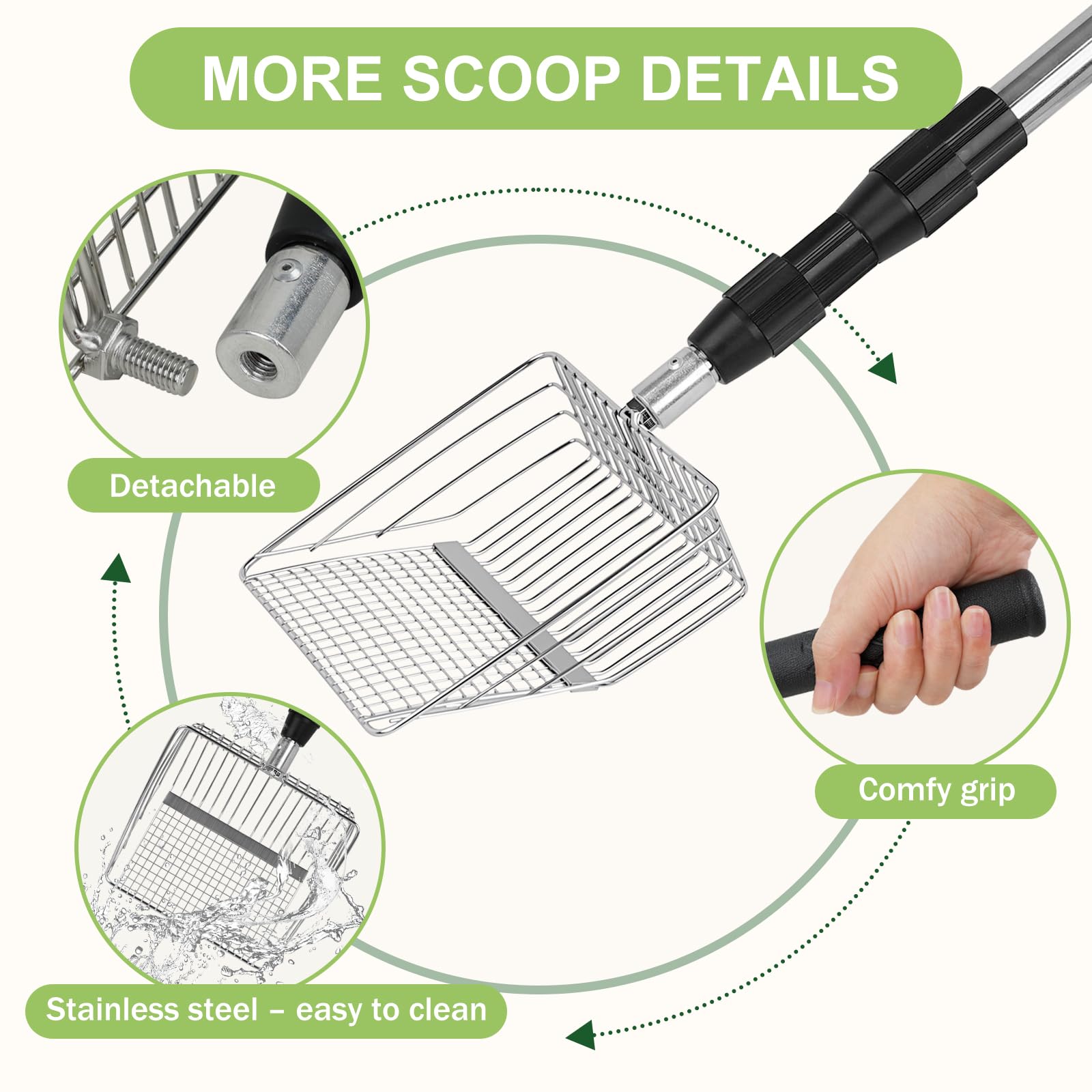 XBX holder rests on litter-box edge for quick access