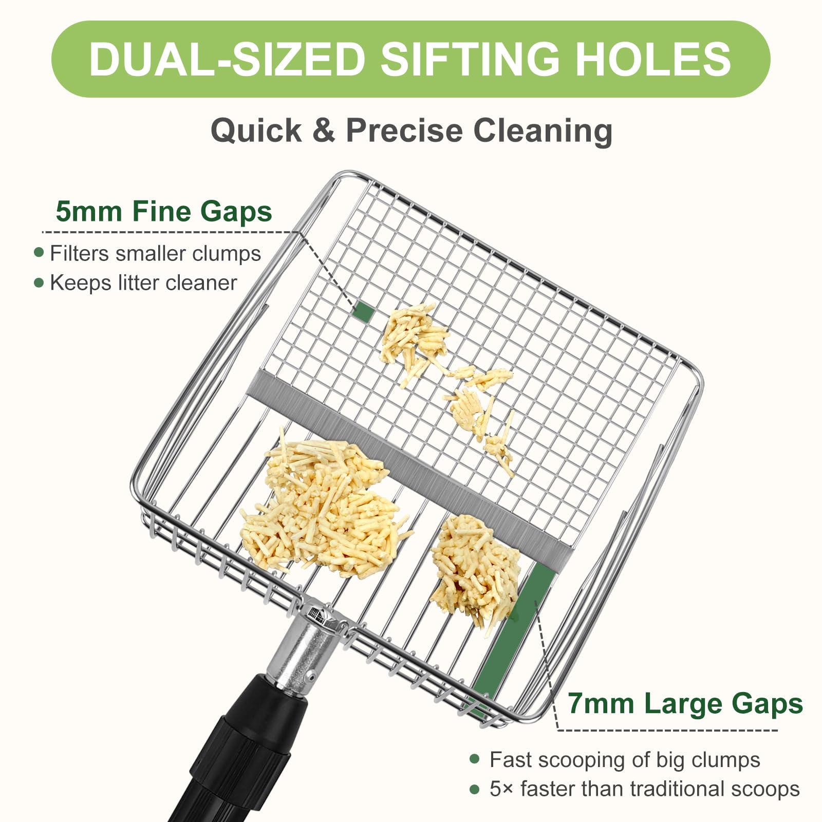 XBX multi-purpose scoop tool for litter and light debris