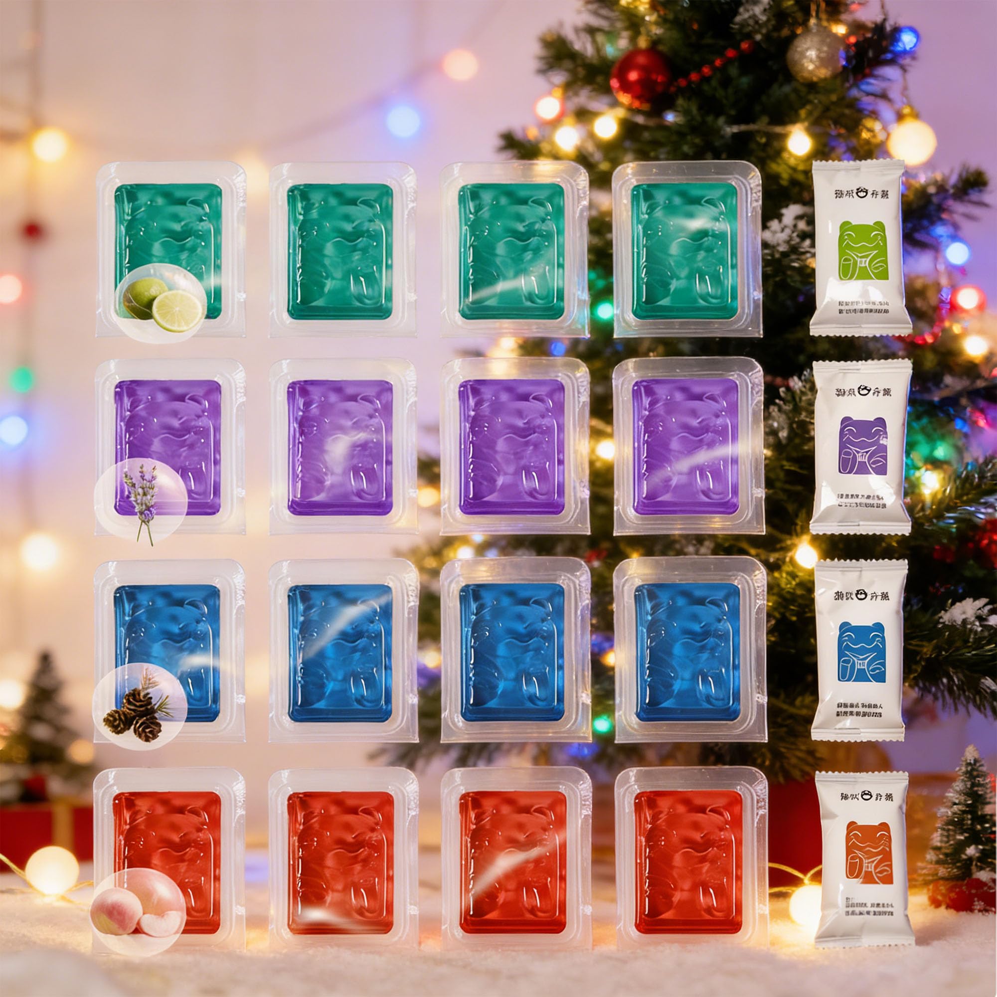 xcivi 16-pack gel tubes ready for placement and lasting freshness