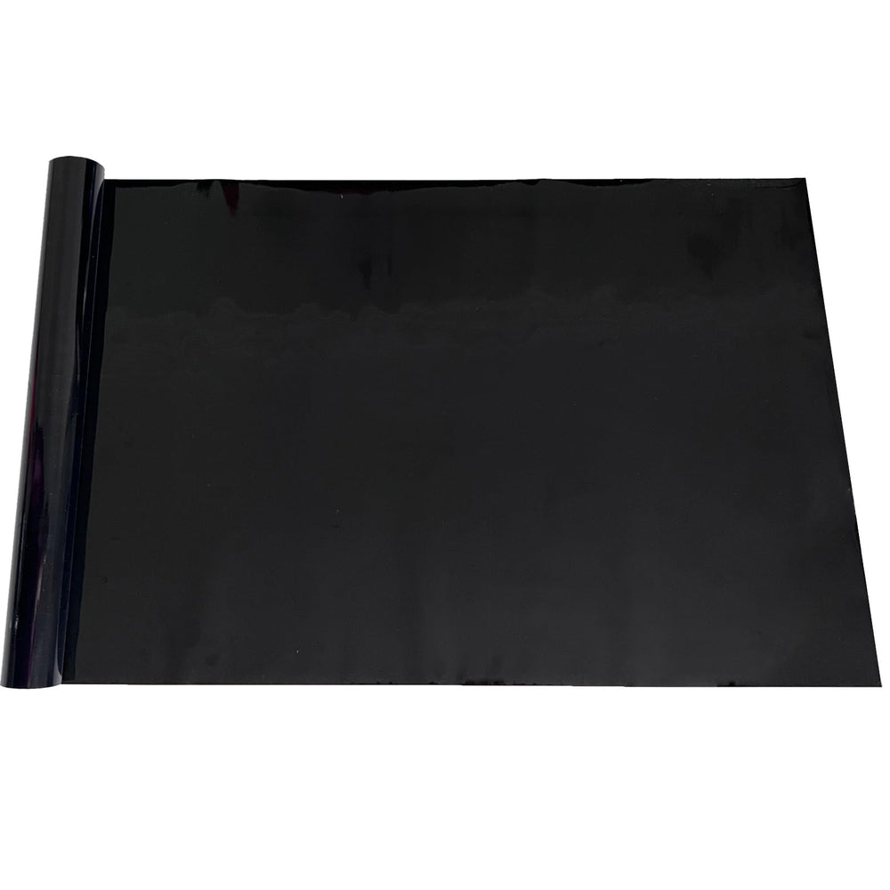 XCNO black static cling aquarium background 28x12 for a cleaner tank appearance.