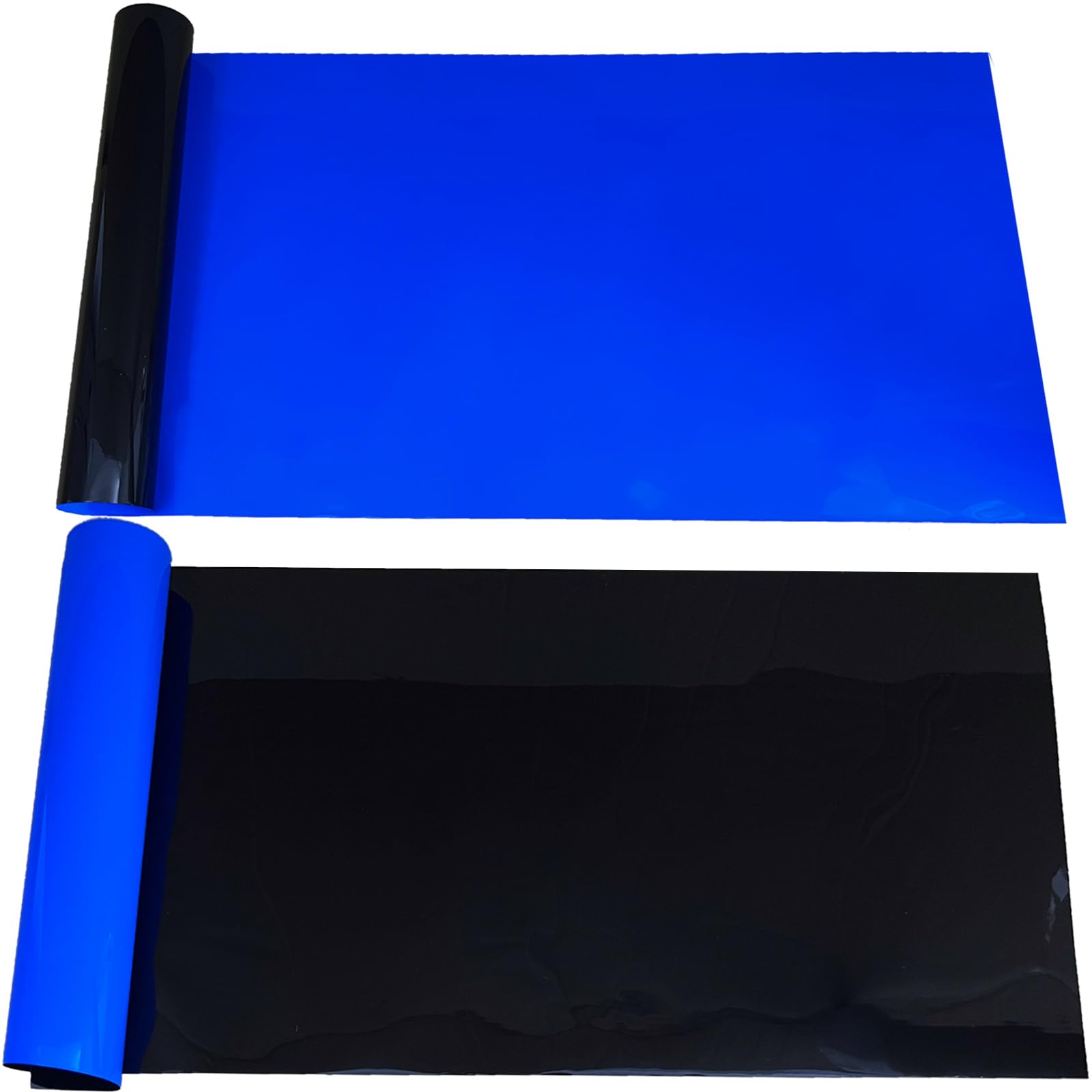 XCNO blue black aquarium background poster front side enhances color depth for vivid fish