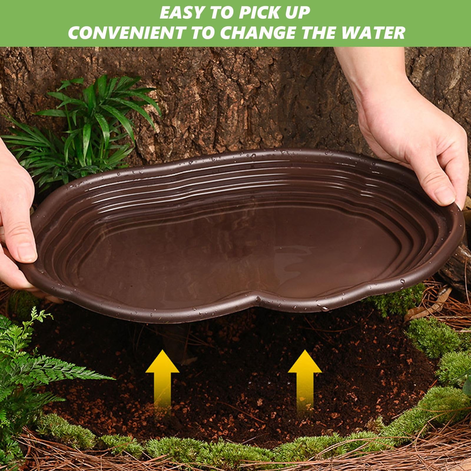 XDONEF rock-like habitat decor enhances natural ambience and safety