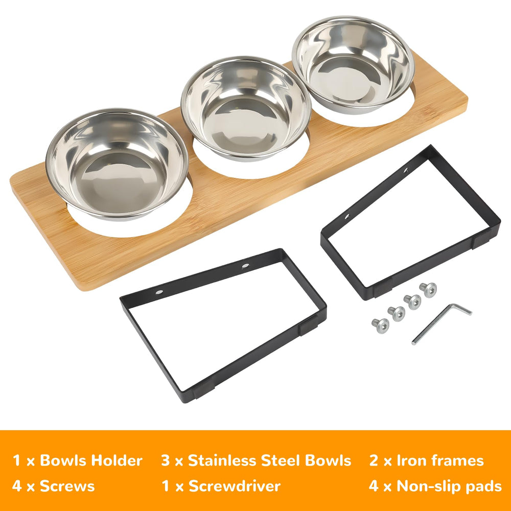 XDRKJDH elevated cat bowls indoor/outdoor – versatile solution for homes, gardens, and stores.