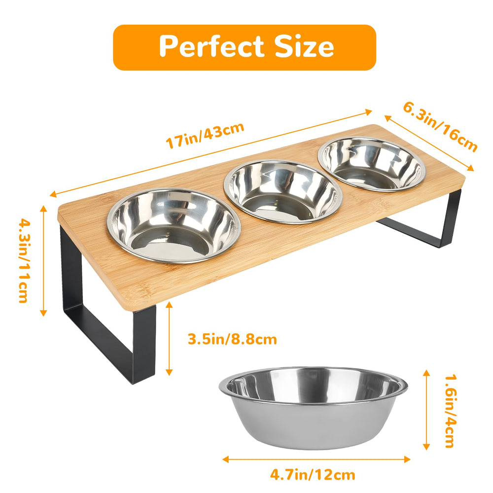 XDRKJDH elevated cat bowls stand – may support comfortable posture during meals.