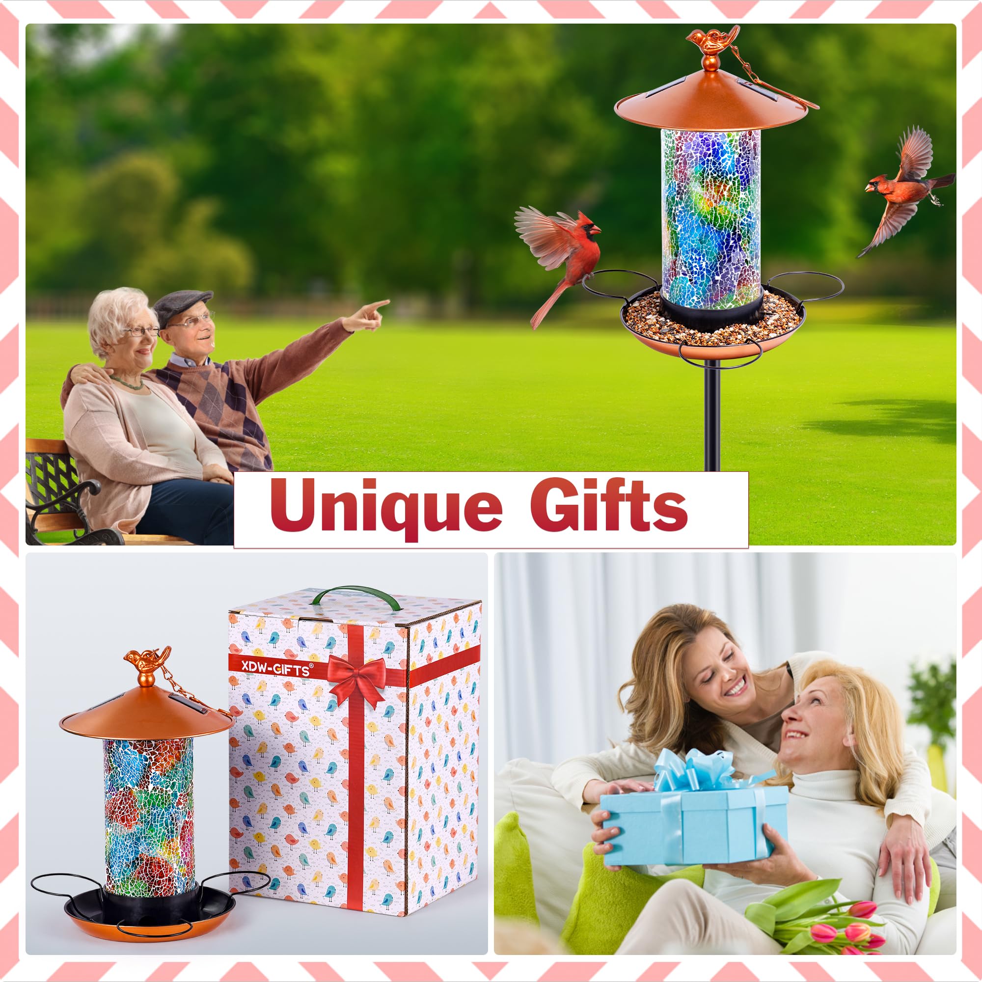 XDW-GIFTS pole kit stands tall and sturdy for secure yard viewing