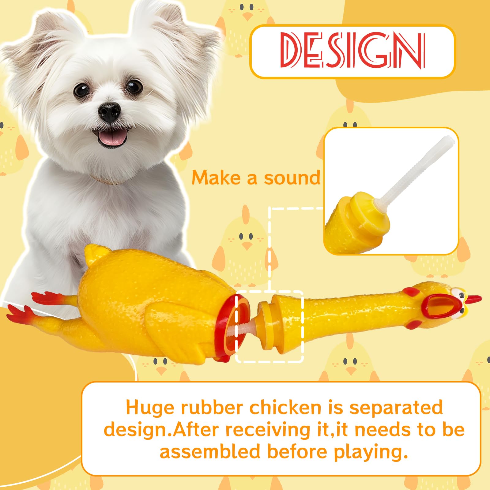 Xeehwb novelty gag chicken for birthdays and April Fool's Day