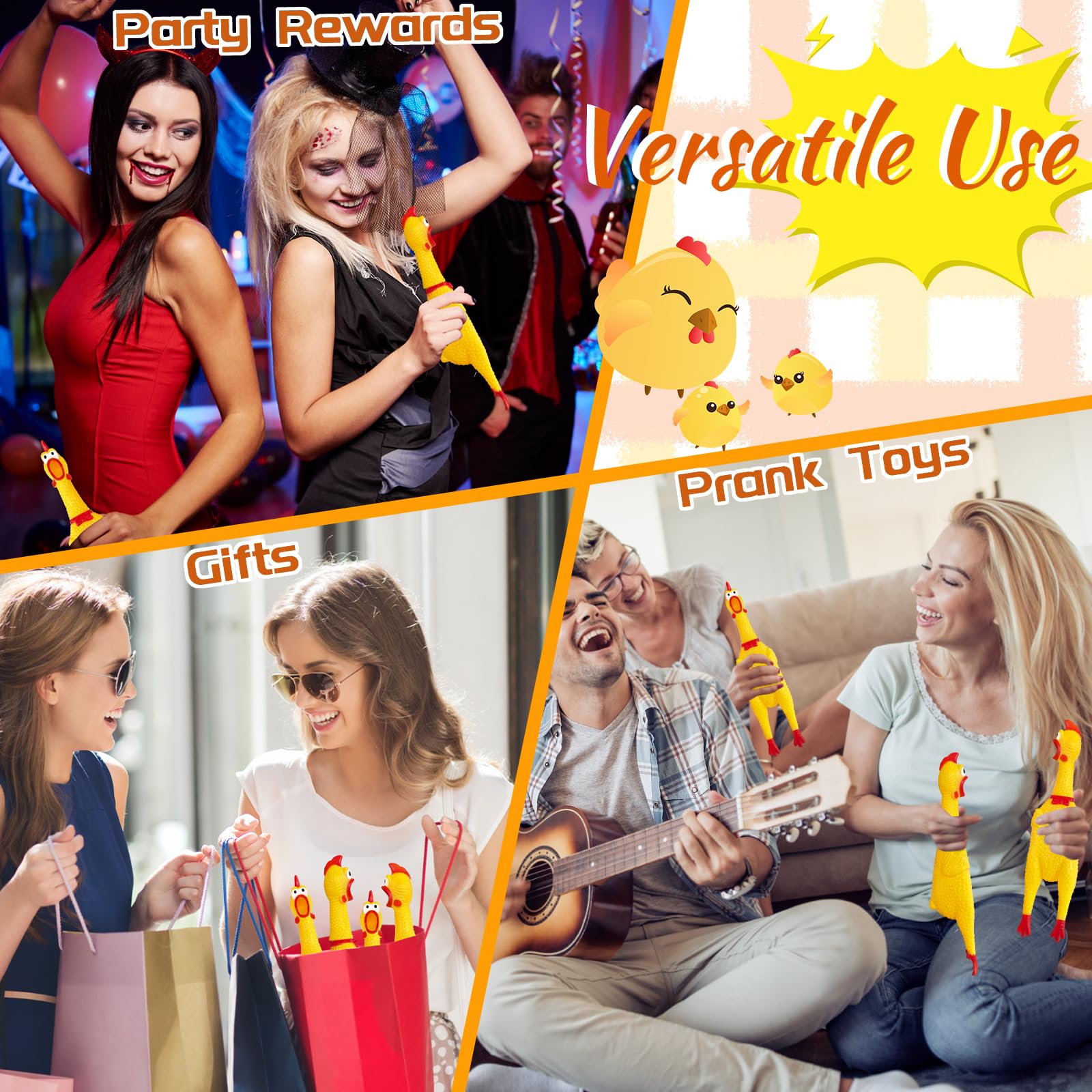 Xeehwb prank noise maker dog toy sparks laughter during play