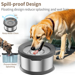 Xetino 10L dog water bowl durable stainless steel built to last