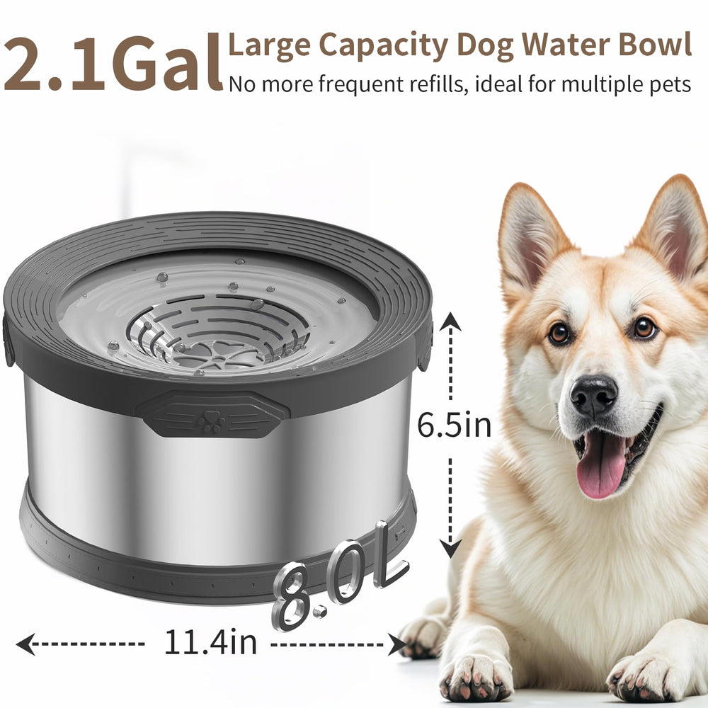Xetino water bowl anti-slip mat helps keep your floor dry during busy feeding times