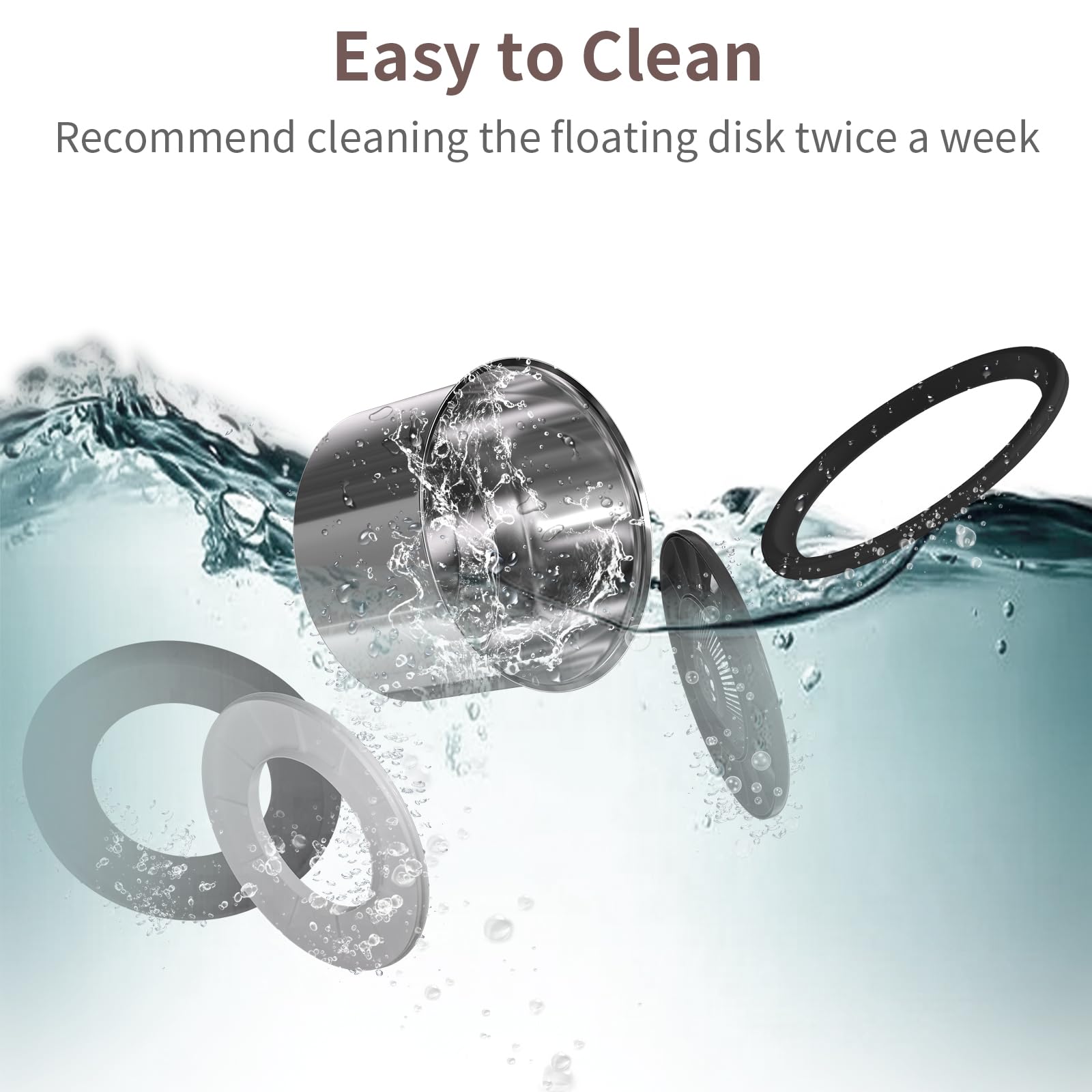 Xetino spillproof design minimizes mess when pets drink