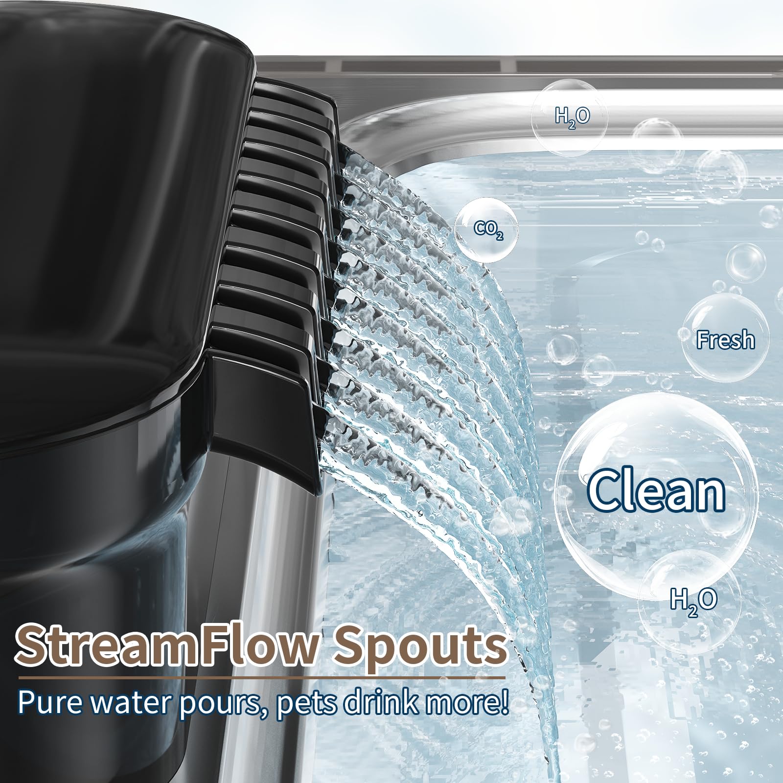Xetino stainless-steel tray is rust-resistant and easy to clean.