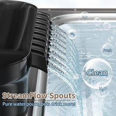 Xetino stainless-steel tray is rust-resistant and easy to clean.
